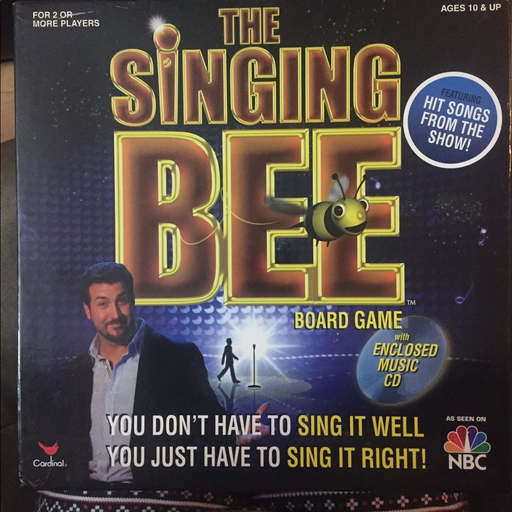 The singing bee Board game